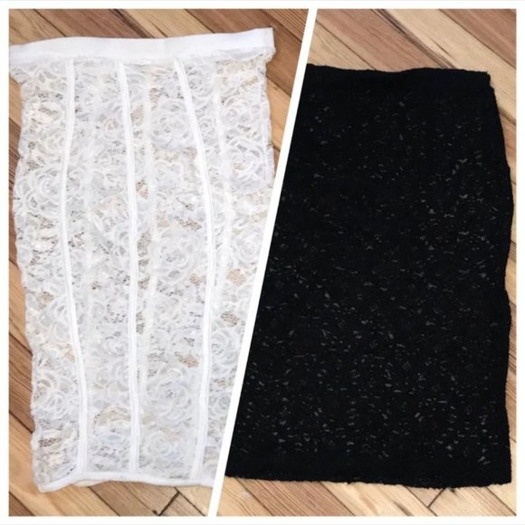 Dresses & Skirts - Patterned Lace Pencil Skirt Bundle / Lot